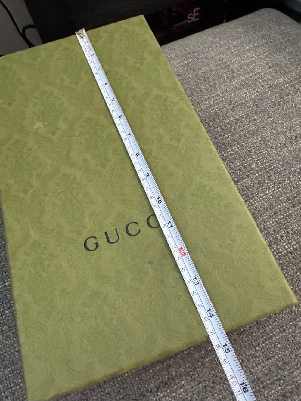 Gucci Green Patterned Accessory Box - Picture 5 of 6